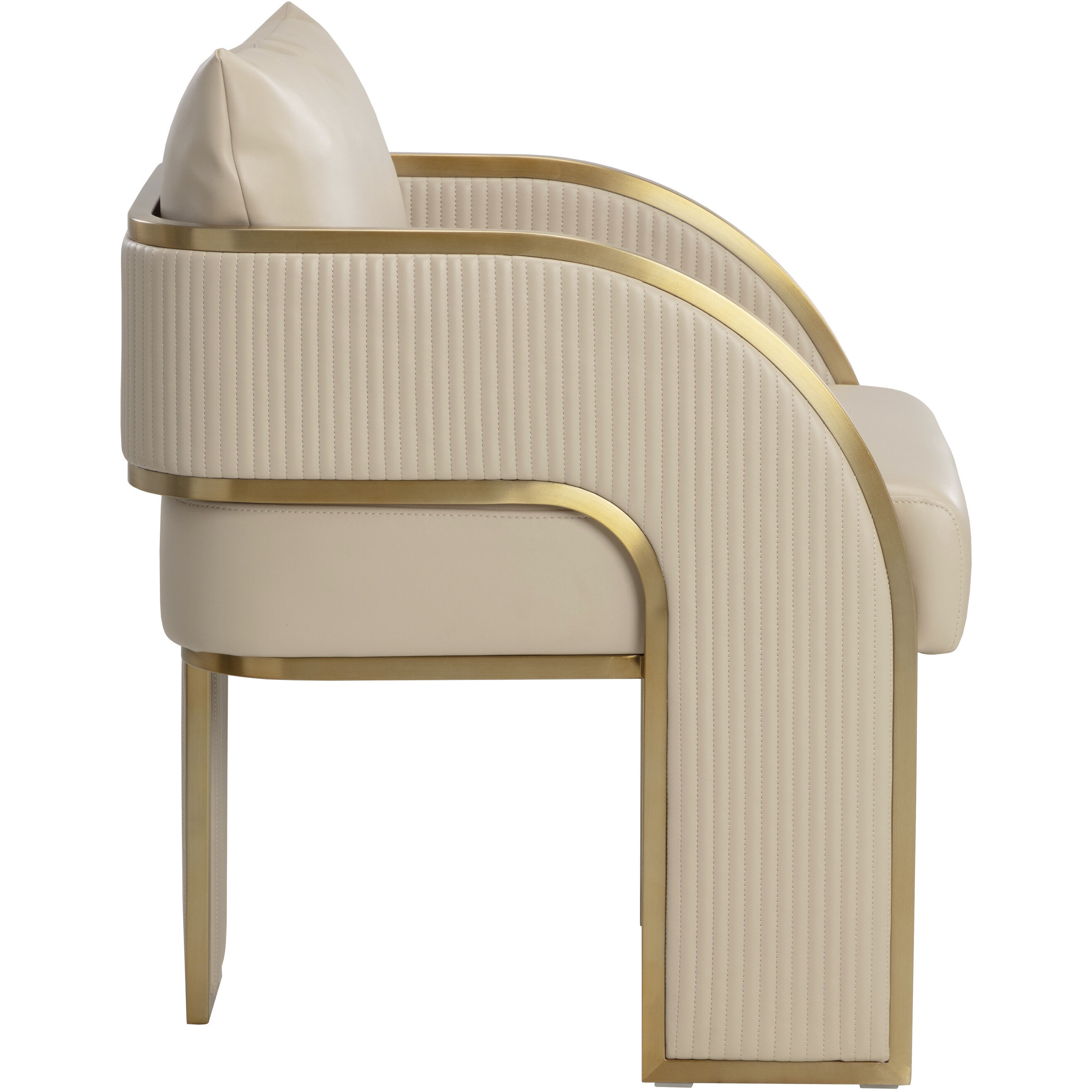 Baz Napa Beige Dining Armchair